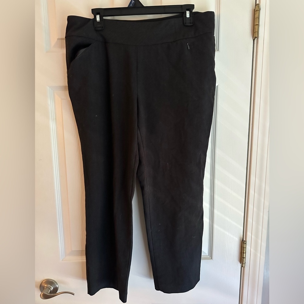 Investments Black Straight Leg Pants
